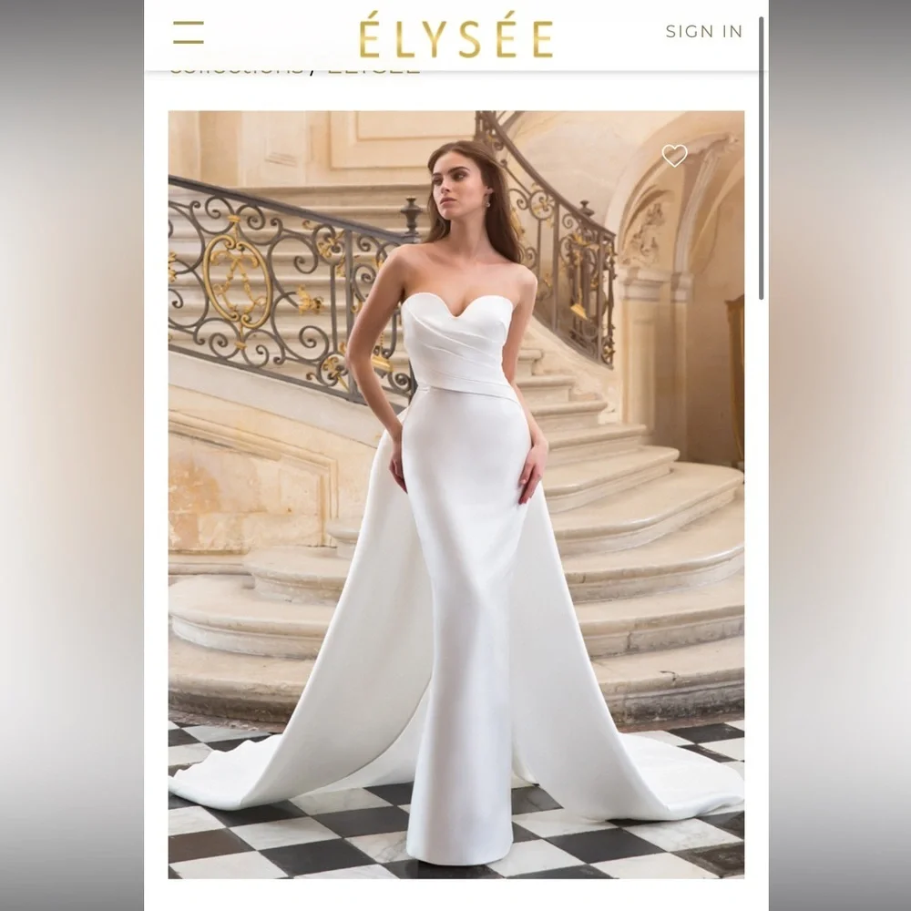 ELYSEE Vesper Wedding Dress, Size 12 - Picture 1 of 8